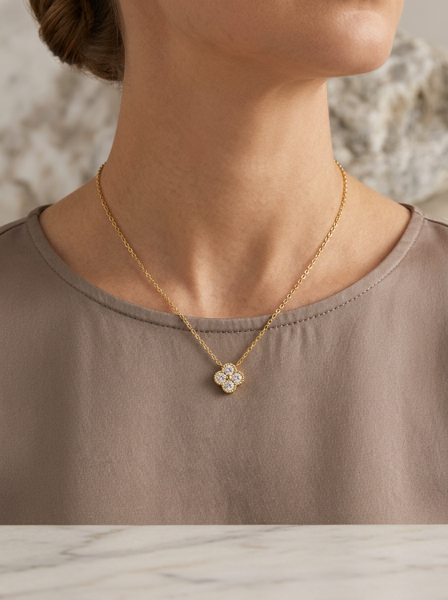 The Golden Clover Necklace