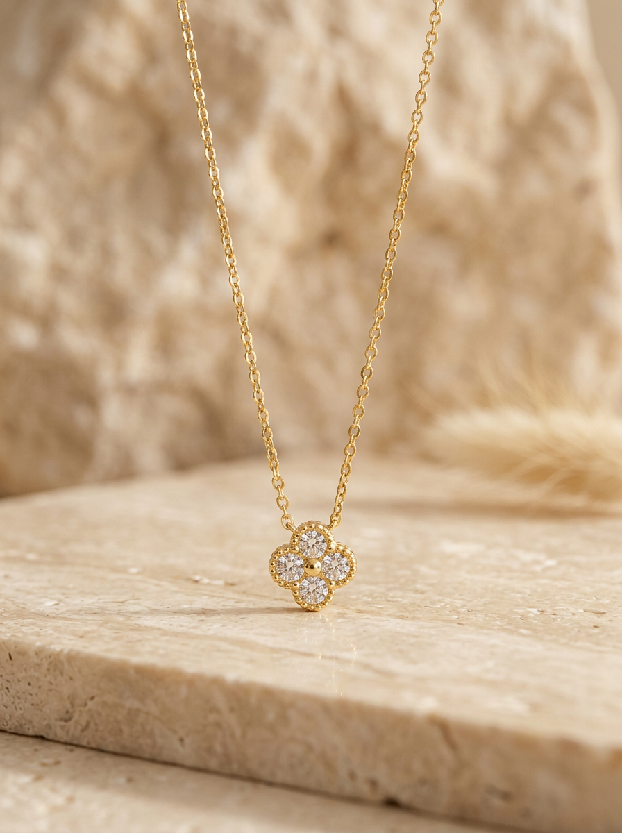 The Golden Clover Necklace