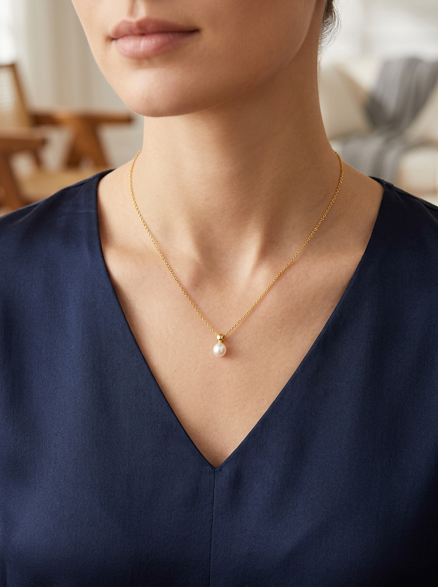 The Golden Pearl Necklace