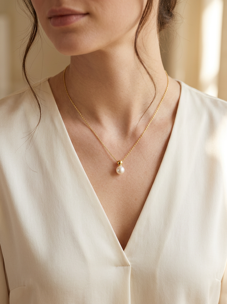 The Golden Pearl Necklace