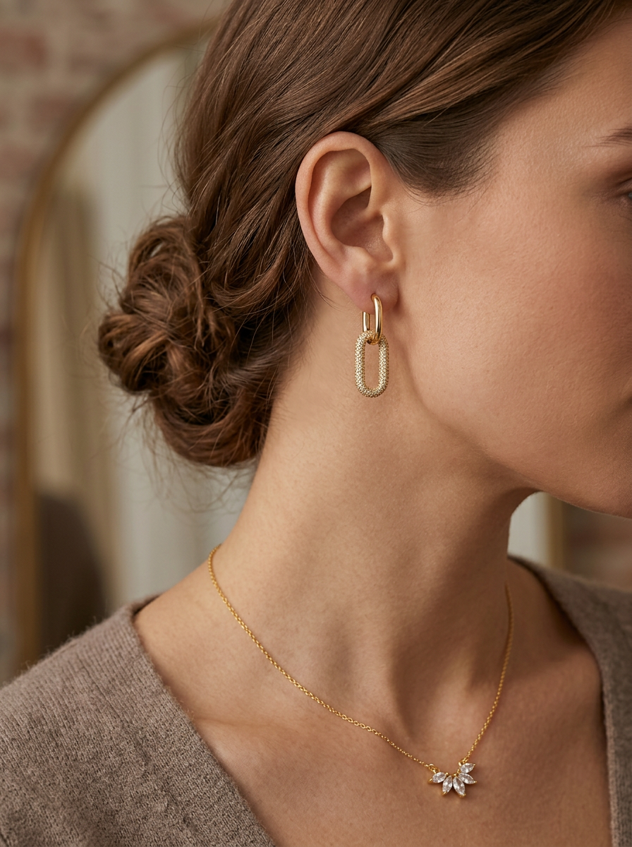 The Golden Glow Earrings
