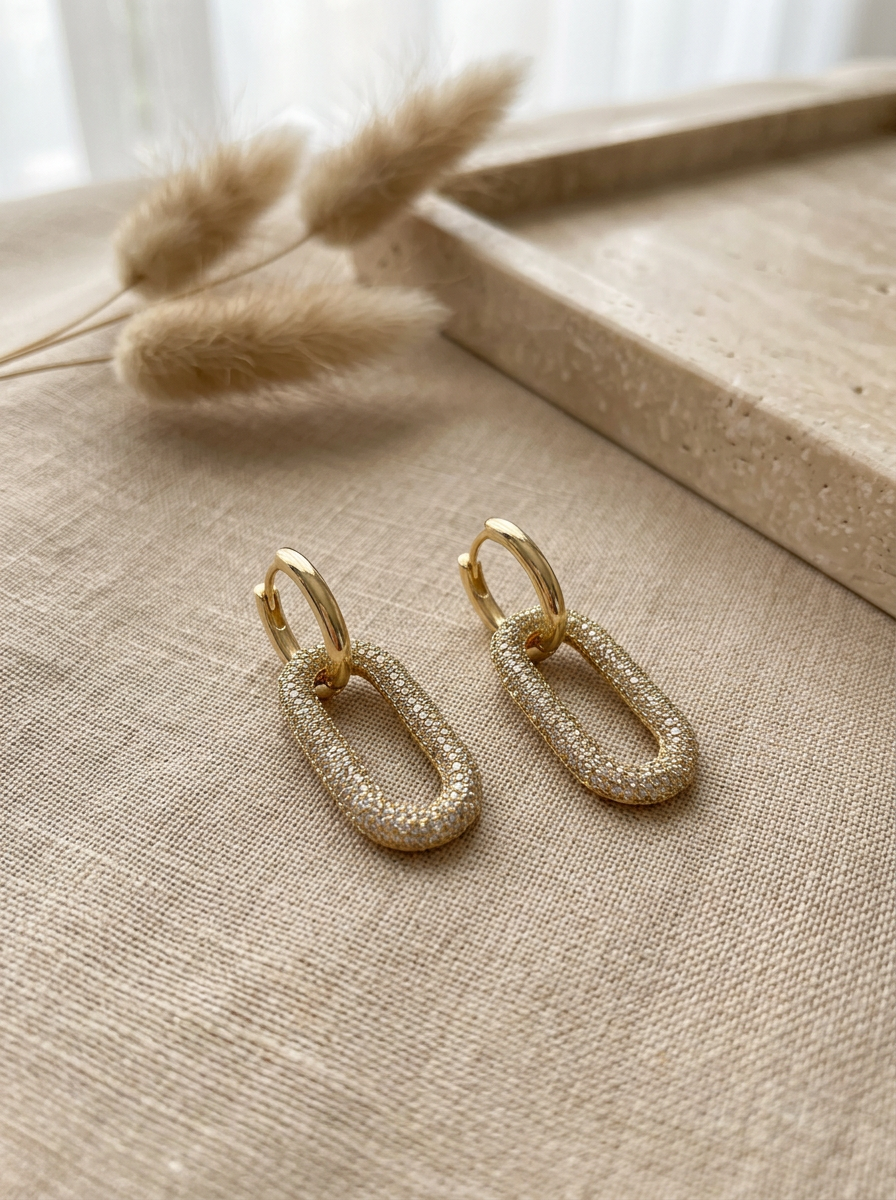 The Golden Glow Earrings